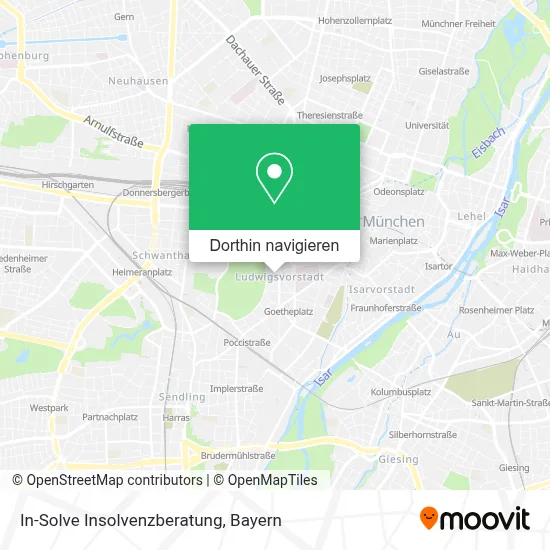 In-Solve Insolvenzberatung Karte
