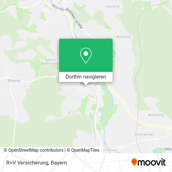 R+V Versicherung Karte