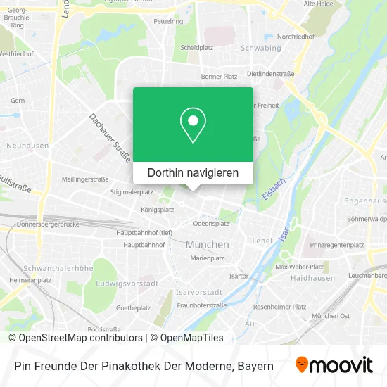 Pin Freunde Der Pinakothek Der Moderne Karte