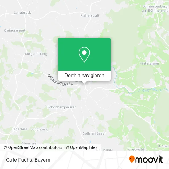 Cafe Fuchs Karte