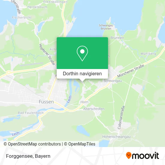 Forggensee Karte