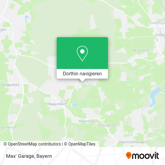 Max' Garage Karte