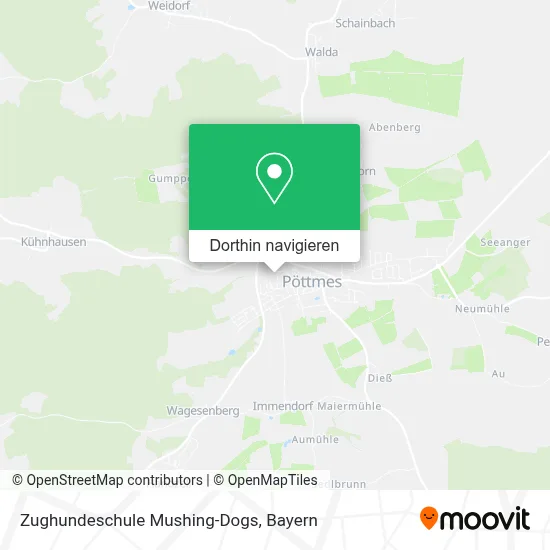 Zughundeschule Mushing-Dogs Karte