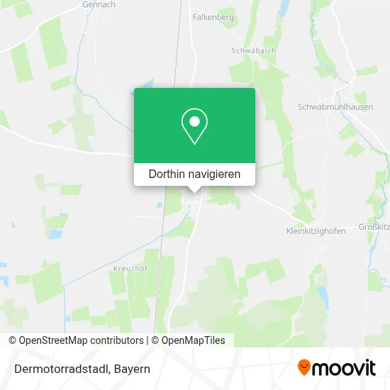 Dermotorradstadl Karte