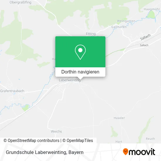 Grundschule Laberweinting Karte