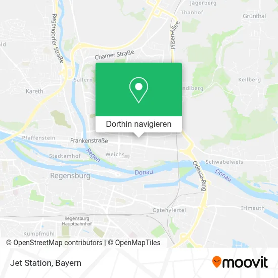 Jet Station Karte