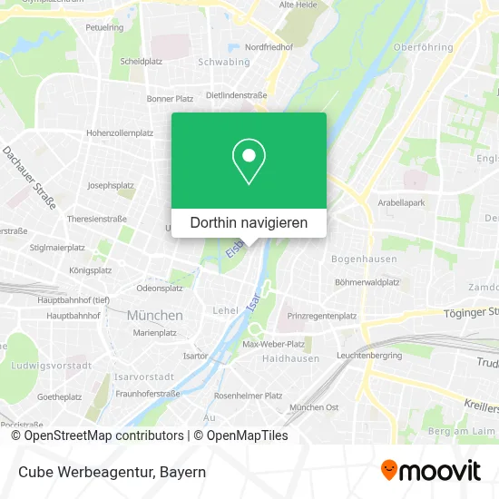 Cube Werbeagentur Karte