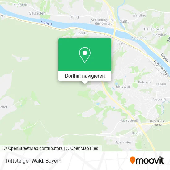 Rittsteiger Wald Karte