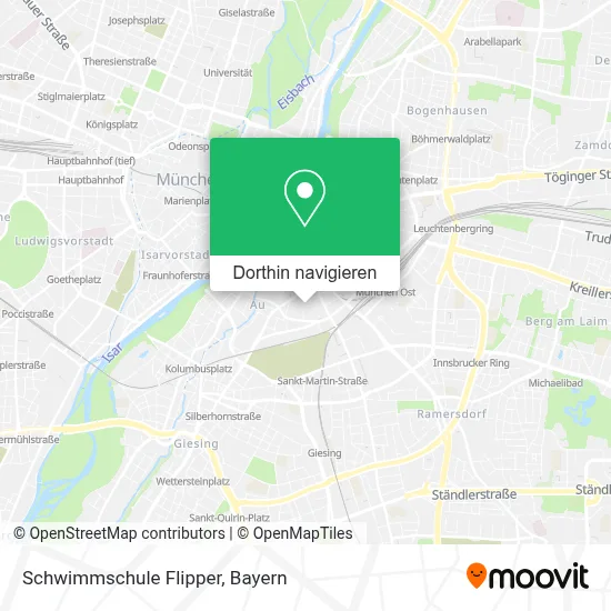 Schwimmschule Flipper Karte