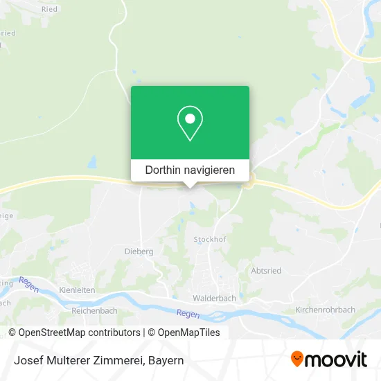 Josef Multerer Zimmerei Karte