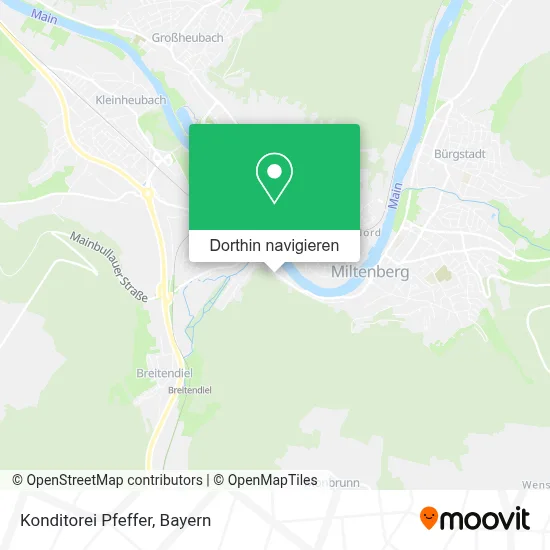 Konditorei Pfeffer Karte