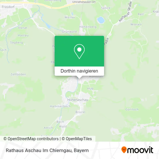 Rathaus Aschau Im Chiemgau Karte