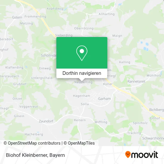 Biohof Kleinberner Karte
