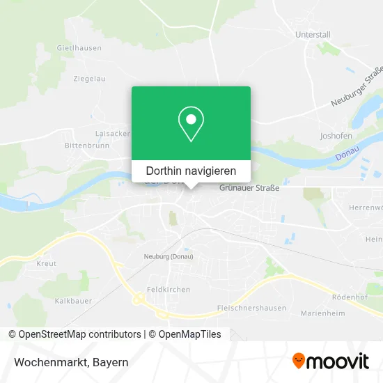 Wochenmarkt Karte
