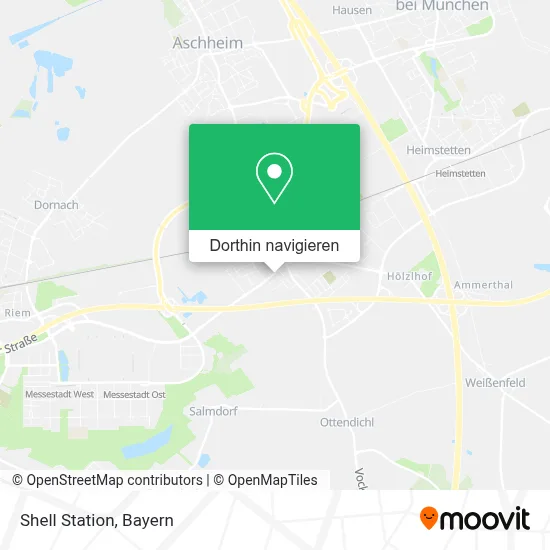Shell Station Karte