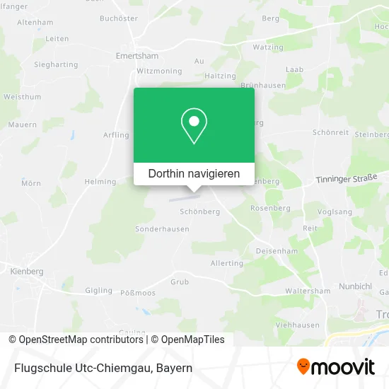 Flugschule Utc-Chiemgau Karte