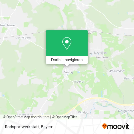 Radsportwerkstatt Karte