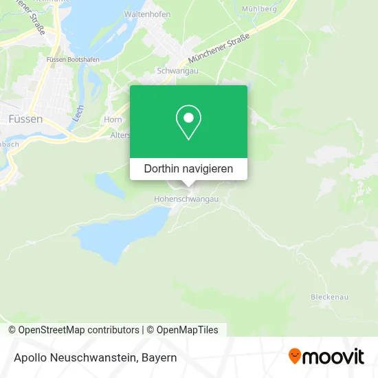 Apollo Neuschwanstein Karte