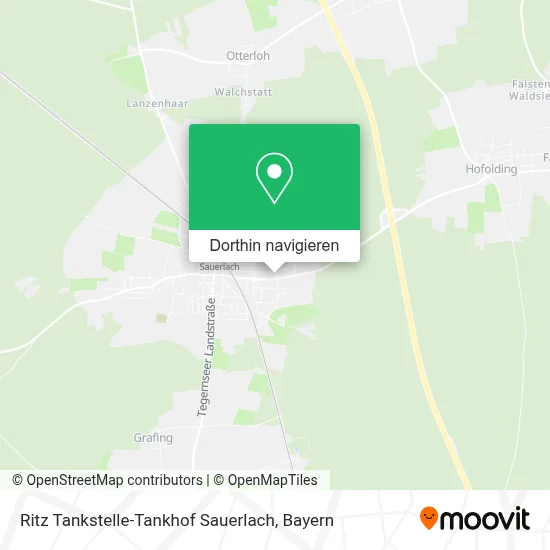 Ritz Tankstelle-Tankhof Sauerlach Karte