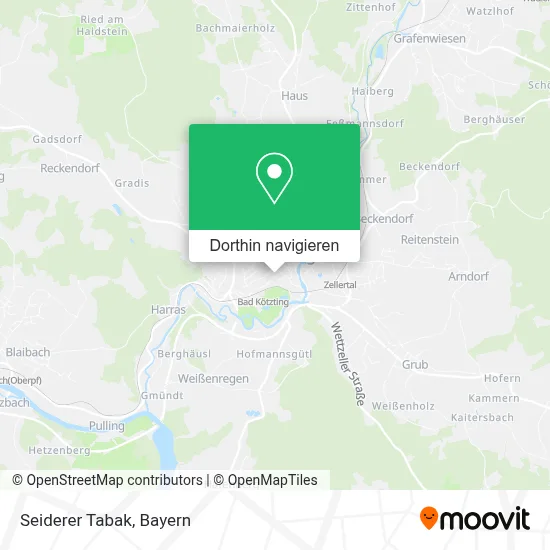 Seiderer Tabak Karte