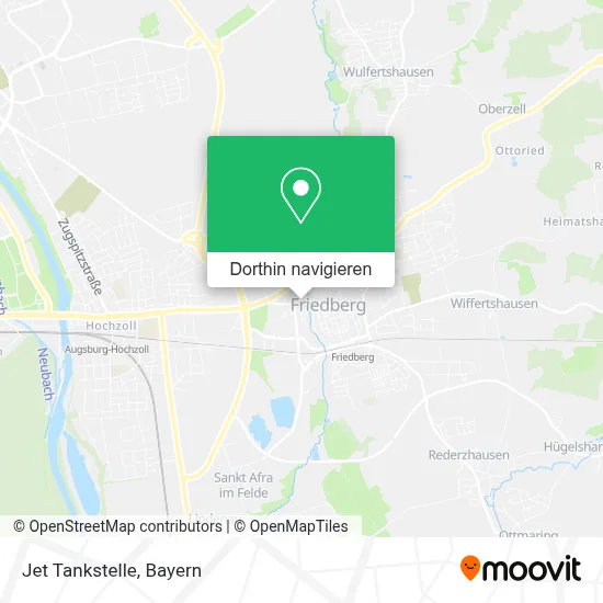 Jet Tankstelle Karte