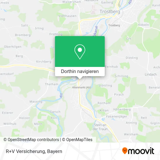 R+V Versicherung Karte