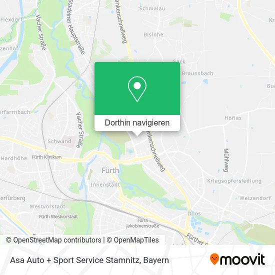 Asa Auto + Sport Service Stamnitz Karte