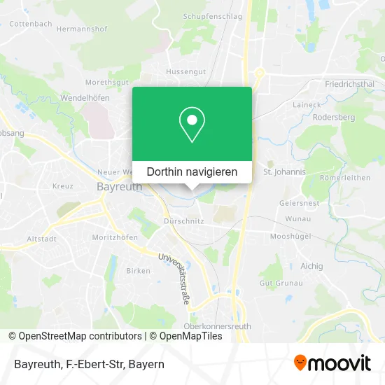Bayreuth, F.-Ebert-Str Karte