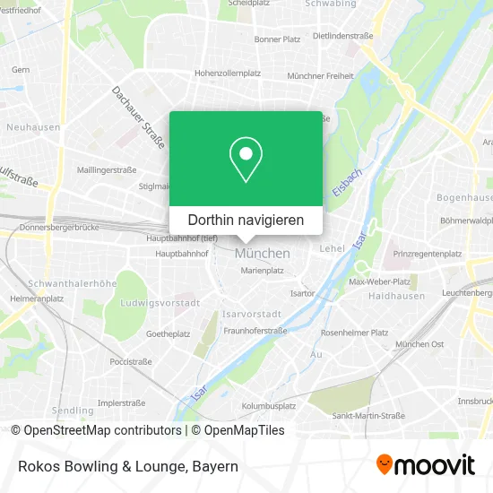 Rokos Bowling & Lounge Karte