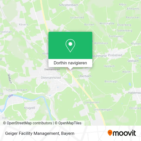 Geiger Facility Management Karte