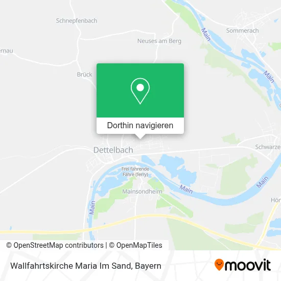 Wallfahrtskirche Maria Im Sand Karte