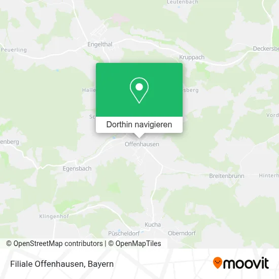Filiale Offenhausen Karte