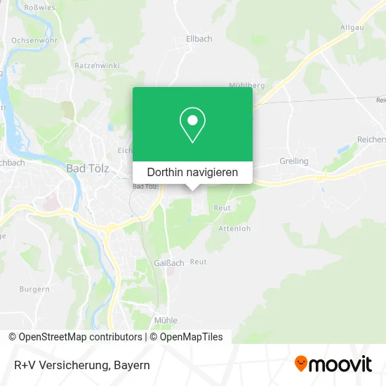 R+V Versicherung Karte