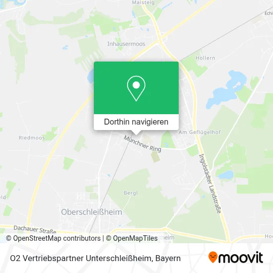 O2 Vertriebspartner Unterschleißheim Karte
