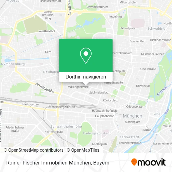 Rainer Fischer Immobilien München Karte