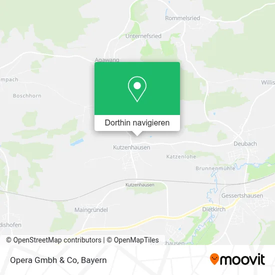 Opera Gmbh & Co Karte