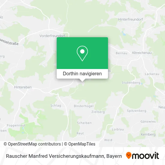 Rauscher Manfred Versicherungskaufmann Karte