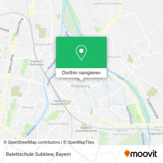 Balettschule Subklew Karte