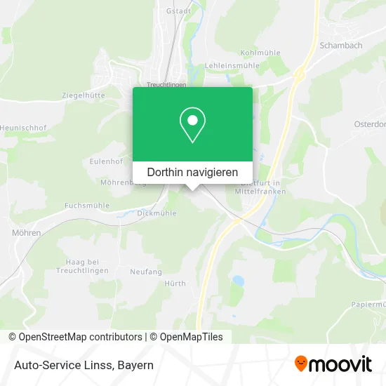 Auto-Service Linss Karte