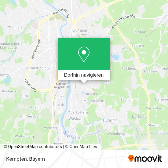 Kempten Karte