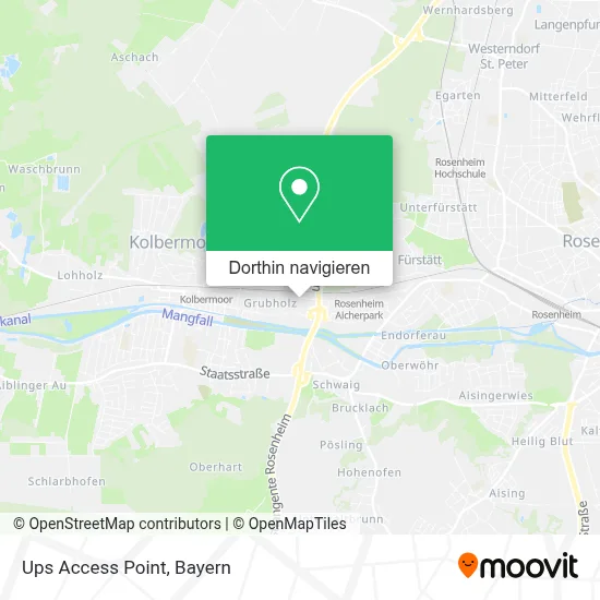 Ups Access Point Karte