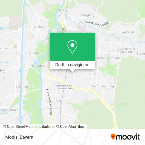 Modis Karte