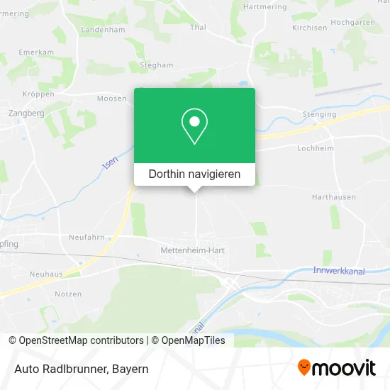Auto Radlbrunner Karte