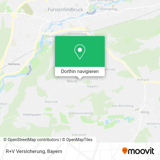 R+V Versicherung Karte