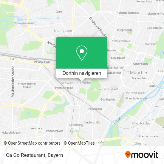 Ca Go Restaurant Karte