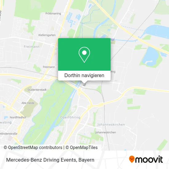 Mercedes-Benz Driving Events Karte