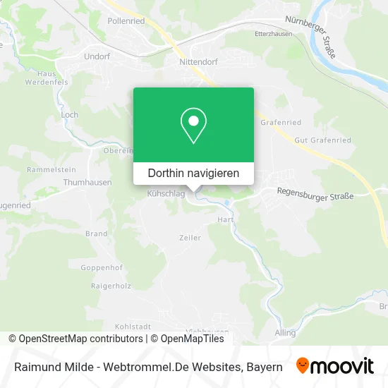 Raimund Milde - Webtrommel.De Websites Karte