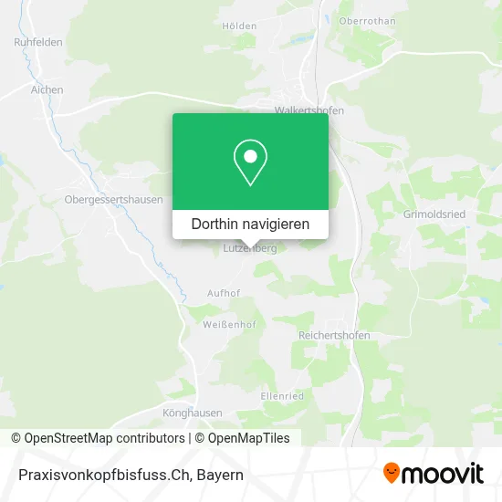 Praxisvonkopfbisfuss.Ch Karte