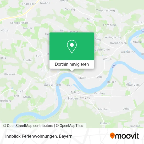 Innblick Ferienwohnungen Karte