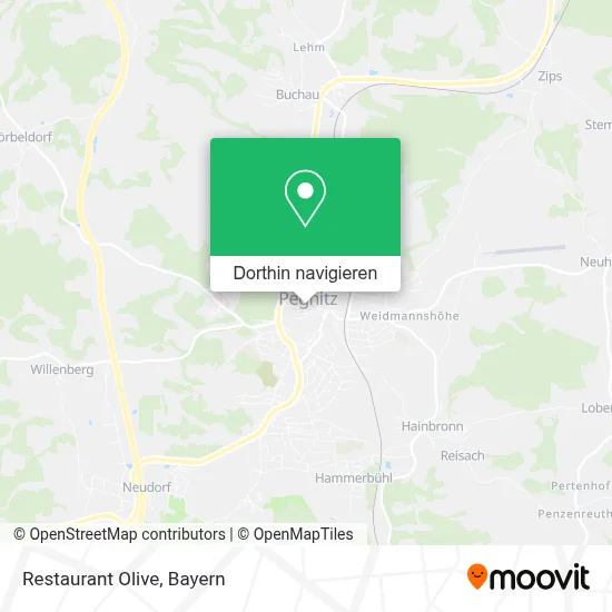 Restaurant Olive Karte
